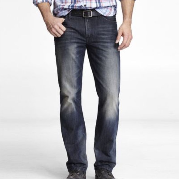 Express men’s Kingston classic fit bootcut jeans 32 x 32 - Picture 7 of 7